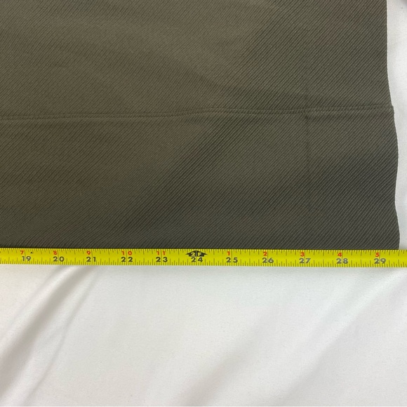 CAbi #4132R Academy Trouser Pants Wide Leg in Wren Olive Green/brown Size 6 - Picture 12 of 12